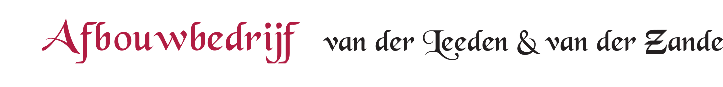 Naam achter elkaar